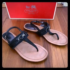 Coach Sammy Semi May Calf Sandals